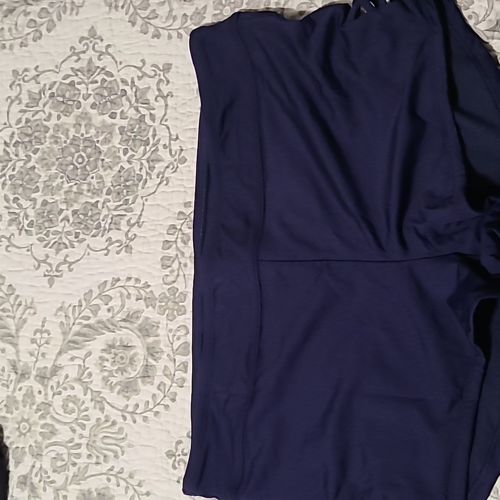 Blue swim shorts